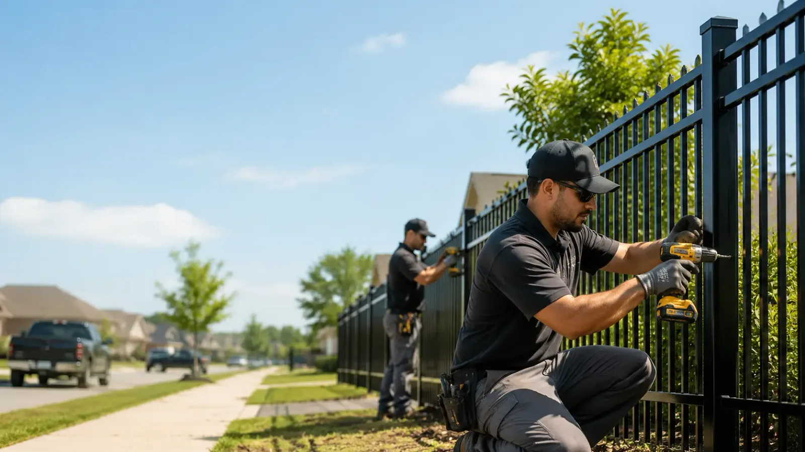 Metal Fence Installation in Davis, IL
